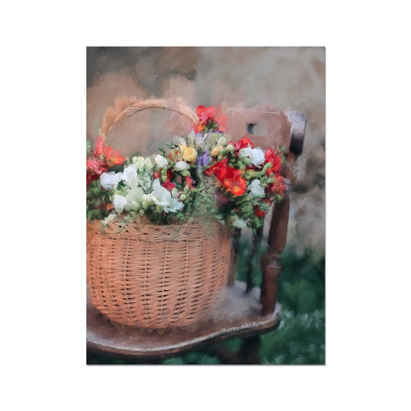 Blossom Basket 6 - New Canvas Print by doingly