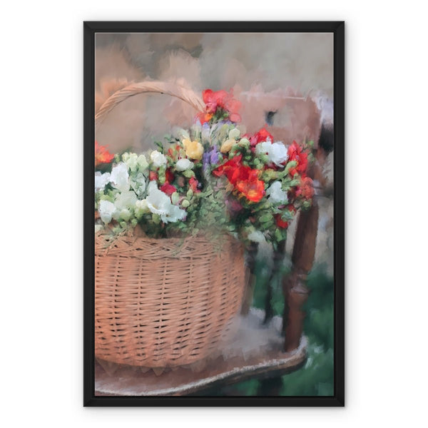 Blossom Basket 9 - New Canvas Print by doingly