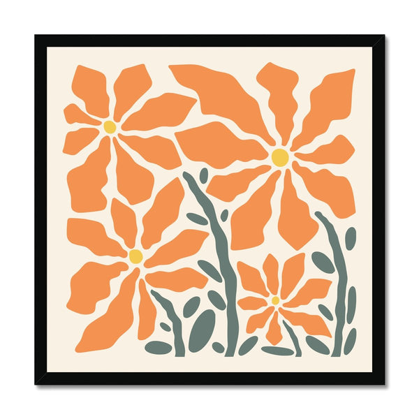 Botanical Blooms 08 1 - Floral Framed Print by doingly