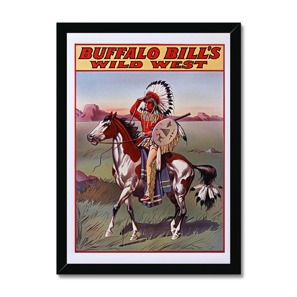 Buffalo Bill's - Indian Chief 1 - Animal Classic Print by doingly