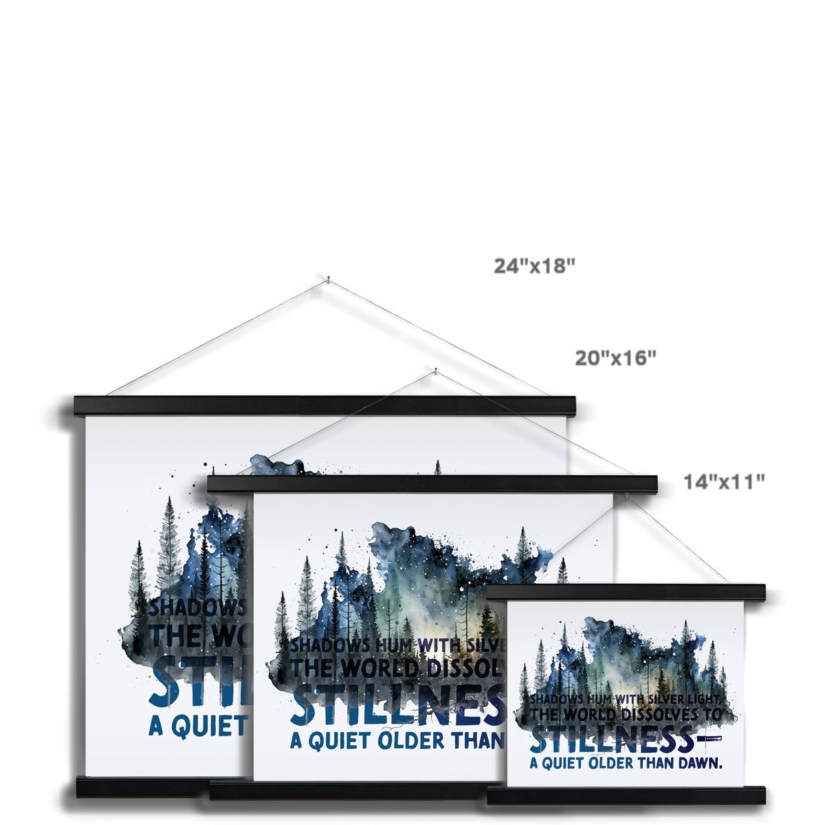 Celestial Starry Night - Forest 2 5 - Animal Poster Print by doingly