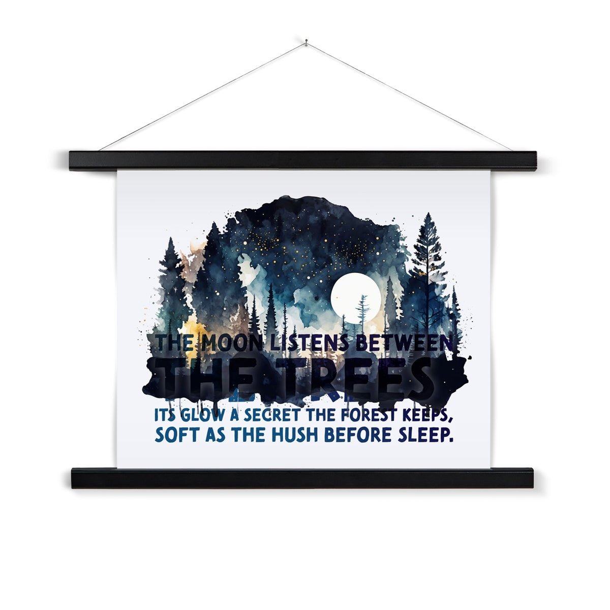 Celestial Starry Night - Forest 3 1 - Animal Poster Print by doingly