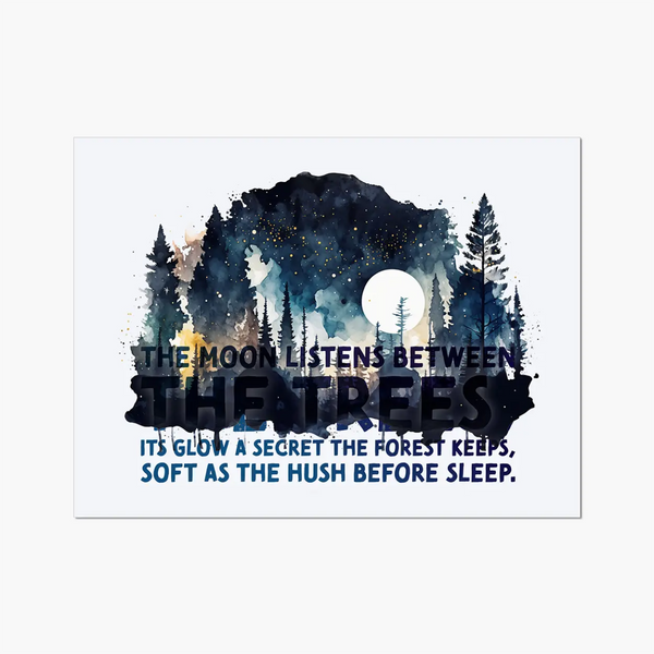 Celestial Starry Night - Forest 3 3 - Animal Poster Print by doingly