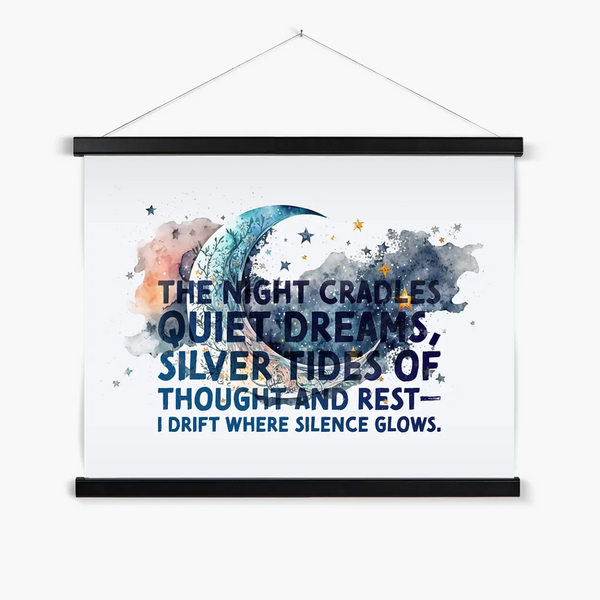 Celestial Starry Night - Moon 1 4 - Poster Poster Print by doingly