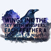 Celestial Starry Night - Raven 2 - Animal Poster Print by doingly