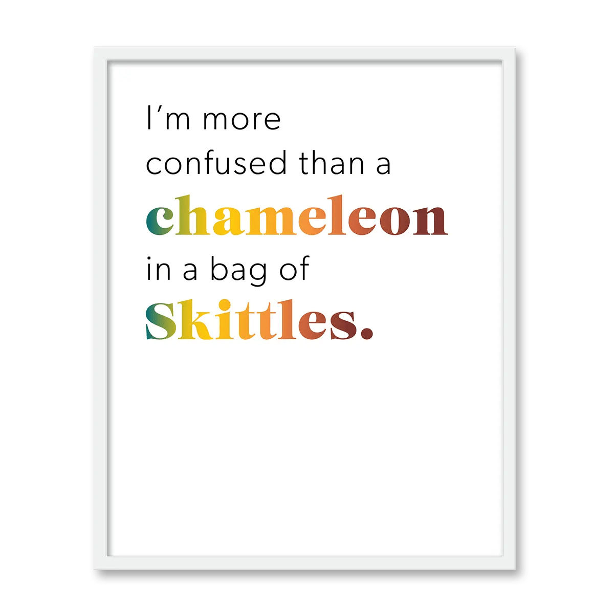 Chameleon Skittles 2 - Tile Wall Tile by doingly