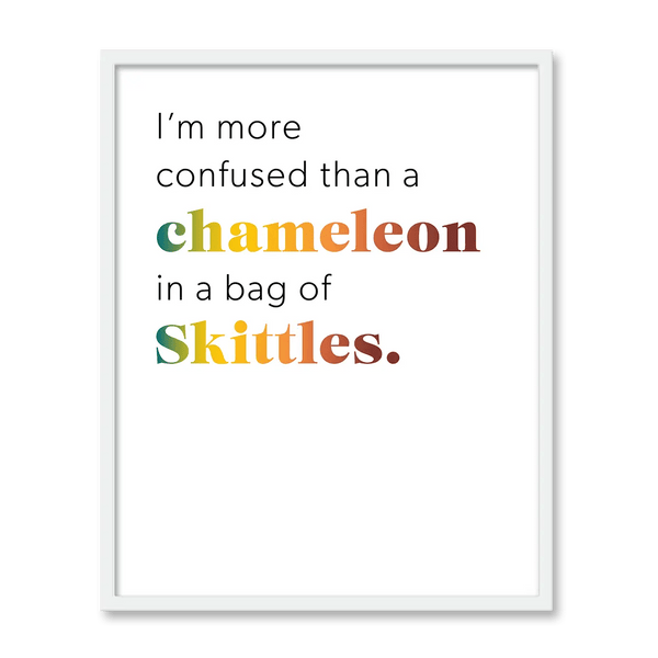 Chameleon Skittles 2 - Tile Wall Tile by doingly