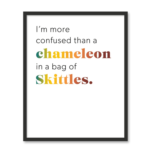 Chameleon Skittles 1 - Tile Wall Tile by doingly