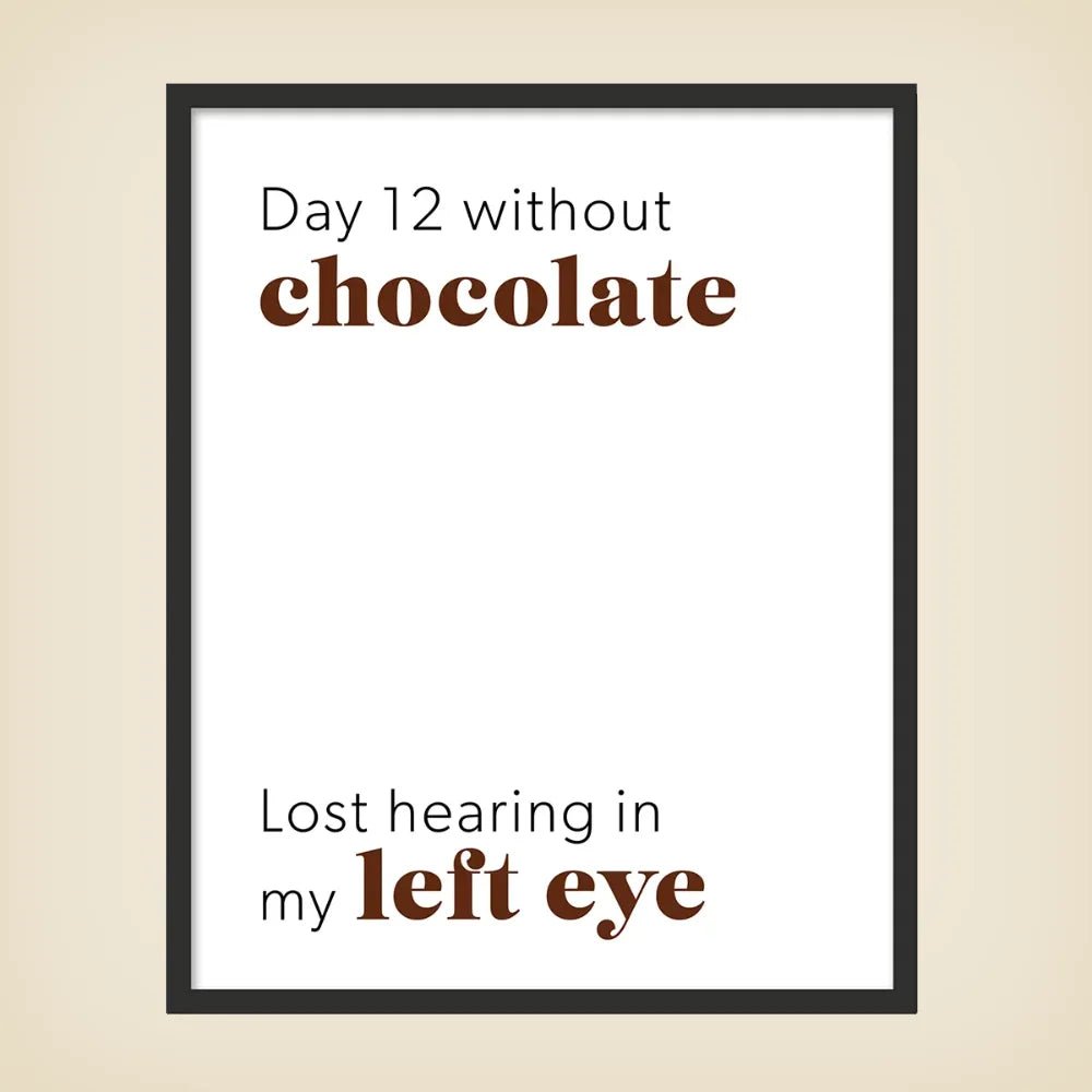 Chocolate Eye 1 - Laugh Art Tile by doingly