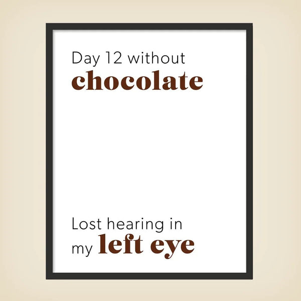 Chocolate Eye 1 - Laugh Art Tile by doingly