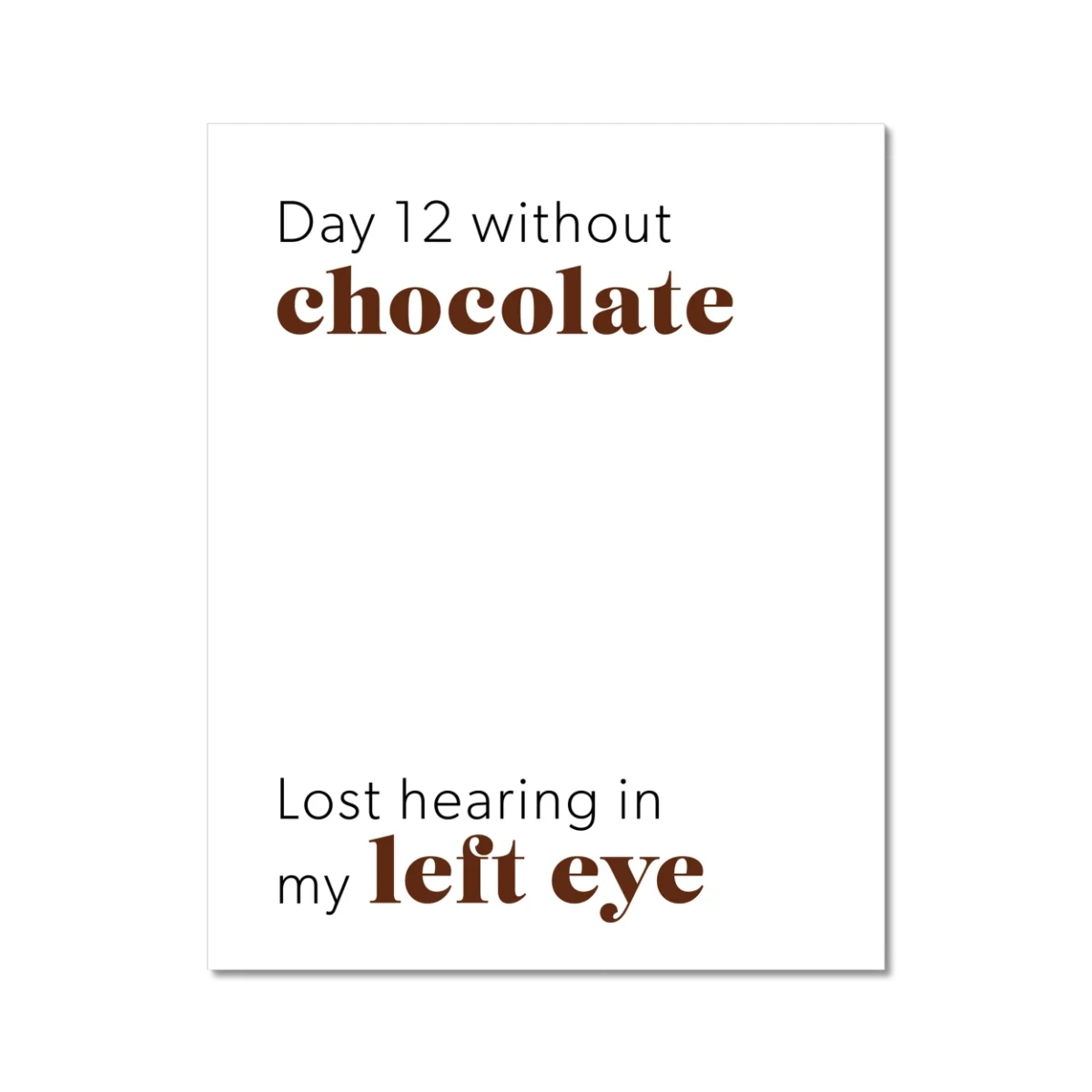 Chocolate Eye 2 - Laugh Art Tile by doingly