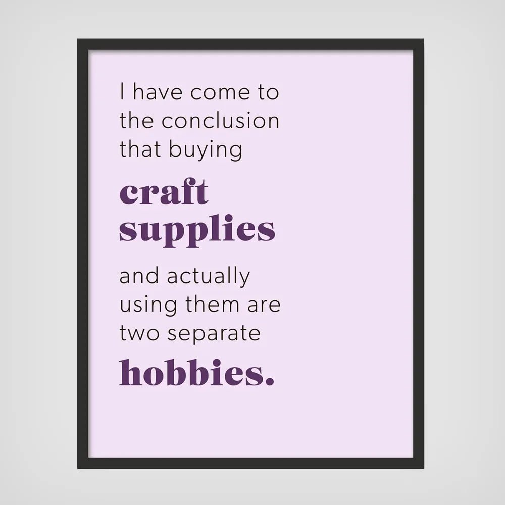 Craft v. Hobby 1 - Laugh Art Tile by doingly
