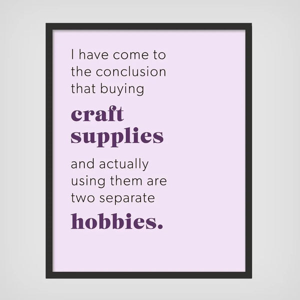 Craft v. Hobby 1 - Laugh Art Tile by doingly