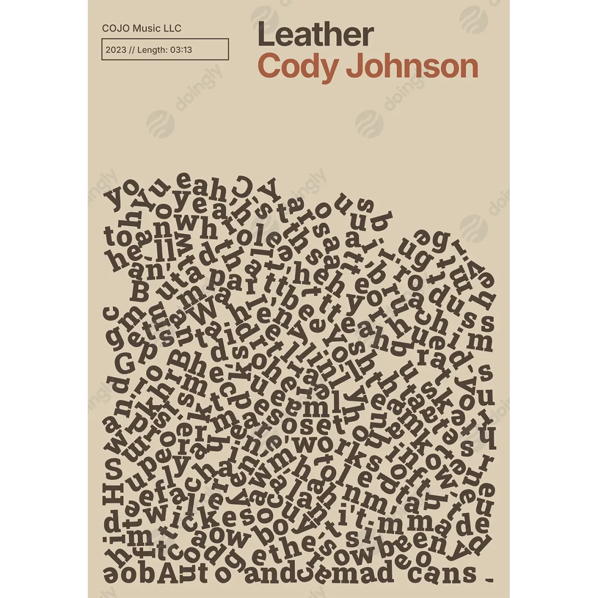 Custom Lyric Poster 4 - New Poster Print by doingly