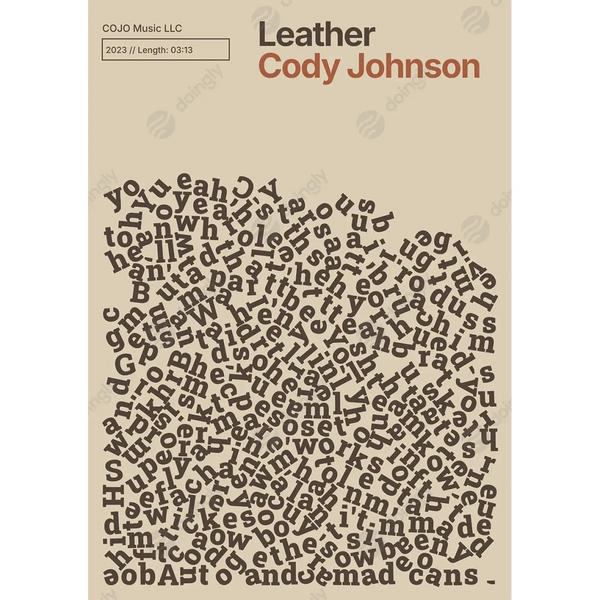 Custom Lyric Poster 4 - New Poster Print by doingly