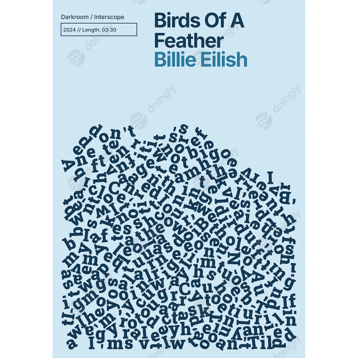 Custom Lyric Poster 6 - New Poster Print by doingly