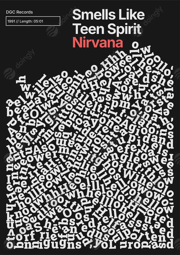 Custom Lyric Wall Art 4 - New Poster Print by doingly