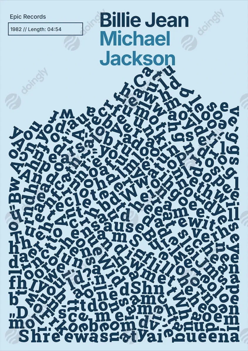 Custom Lyric Wall Art 7 - New Poster Print by doingly