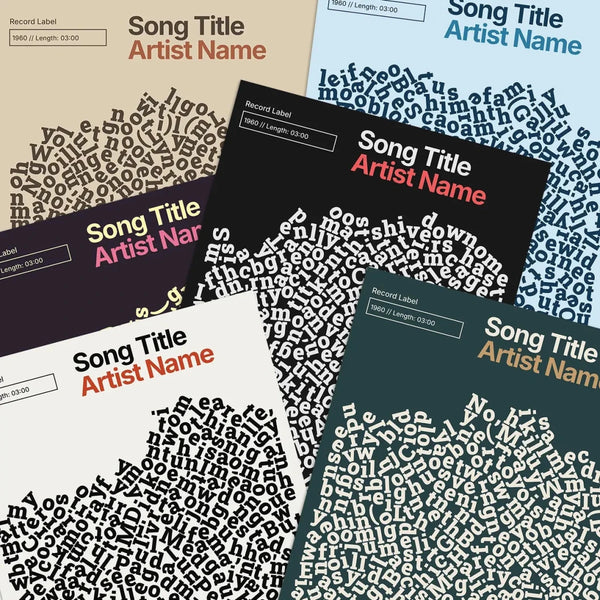 Custom Lyric Wall Art 2 - New Poster Print by doingly