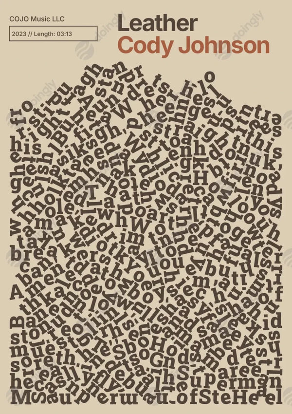 Custom Lyric Wall Art 5 - New Poster Print by doingly