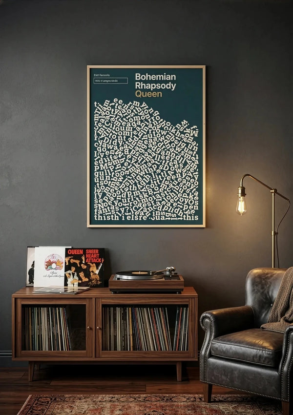 Custom Typographic Lyric Wall Art 4 - New Poster Print by doingly