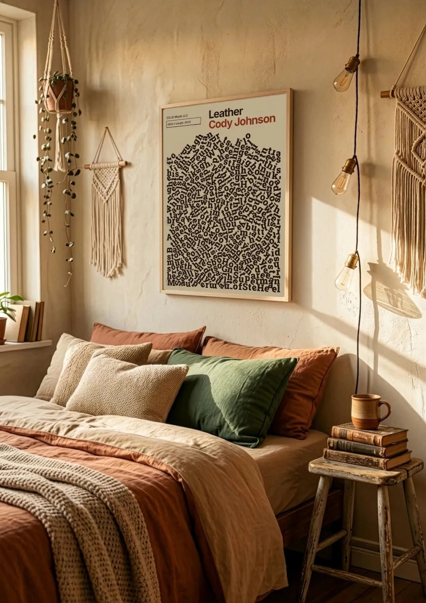 Custom Typographic Lyric Wall Art 9 - New Poster Print by doingly