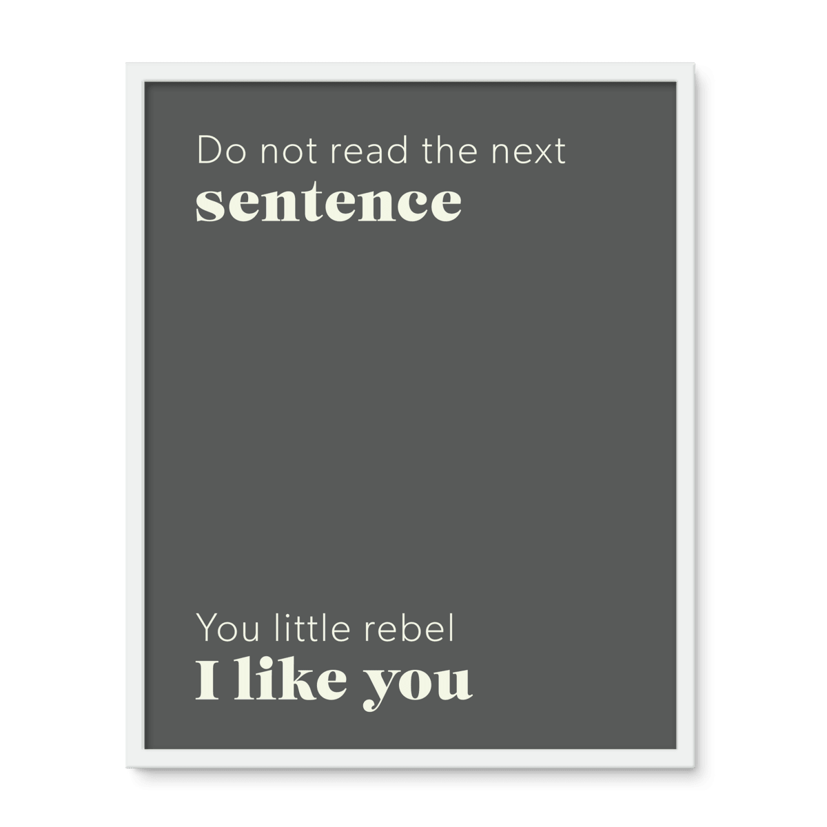 Do Not Read 4 - Laugh Art Tile by doingly