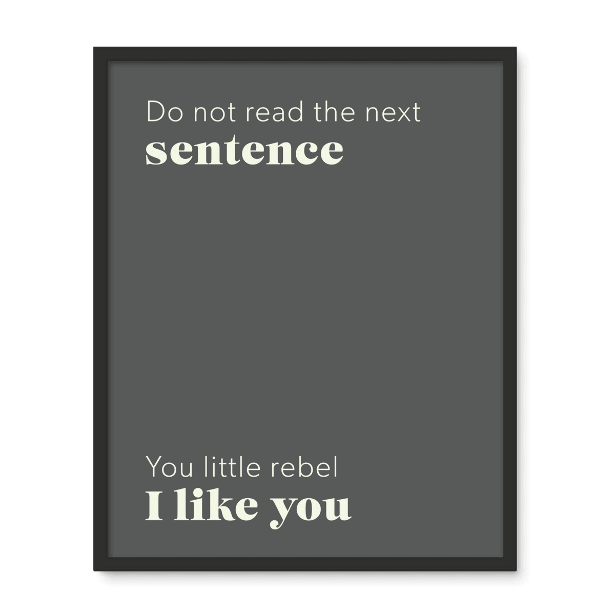 Do Not Read 3 - Laugh Art Tile by doingly