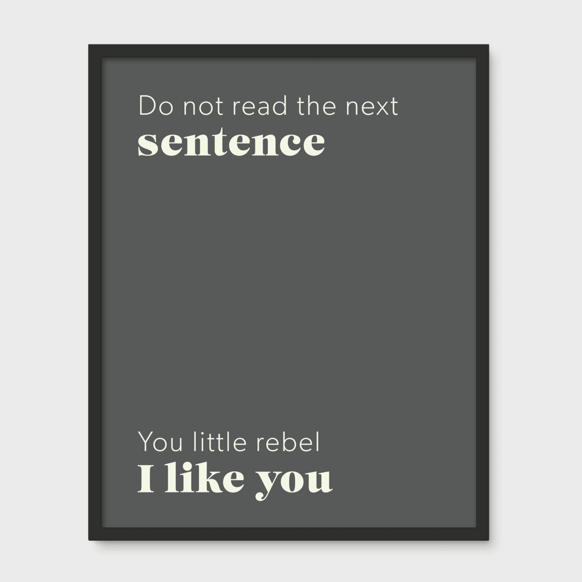 Do Not Read 1 - Laugh Art Tile by doingly