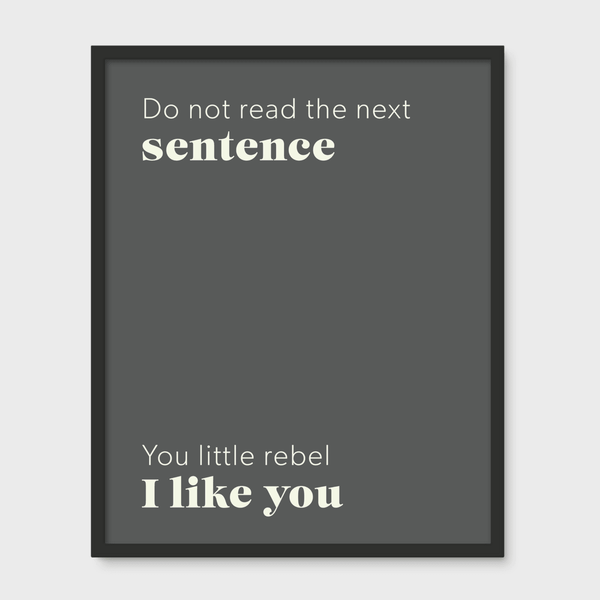 Do Not Read 1 - Laugh Art Tile by doingly