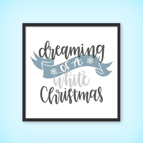 Dreaming of a White Christmas 1 - New Art Tile by doingly