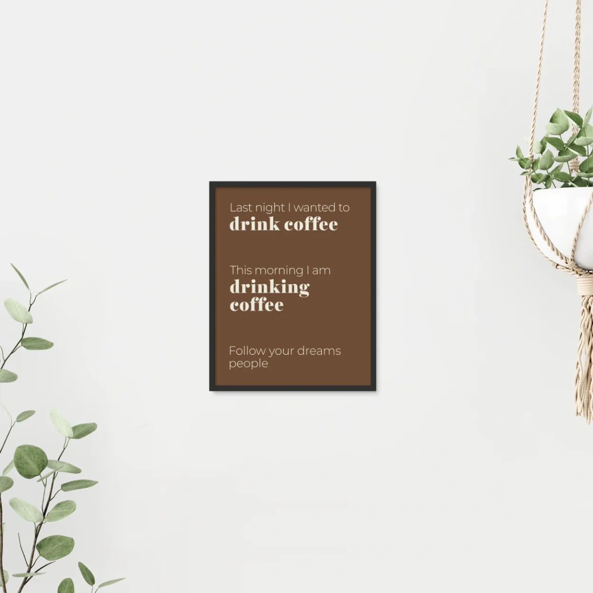 Drink Coffee 5 - Laugh Art Tile by doingly