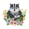 Enchanted Bonds - Badger 2 - Animal Poster Print by doingly