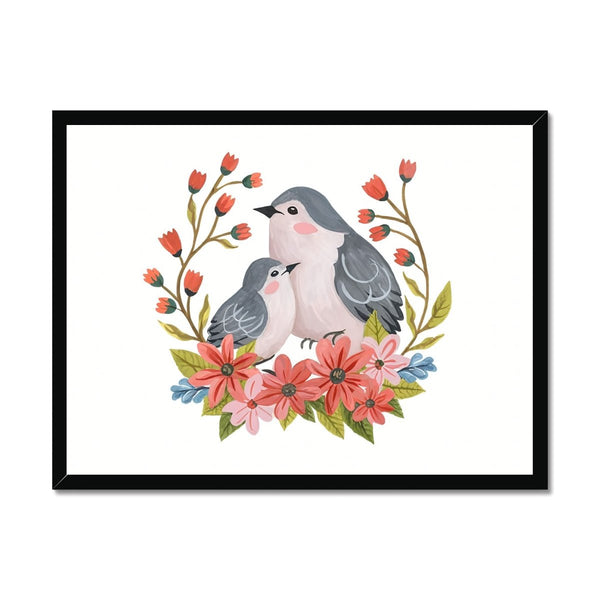 Enchanted Bonds - Bird 1 - Animal Poster Print by doingly