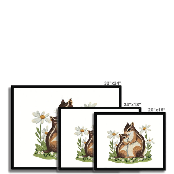 Enchanted Bonds - Chipmunk 5 - Animal Poster Print by doingly