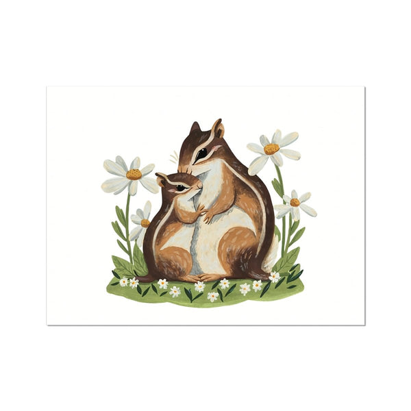 Enchanted Bonds - Chipmunk 6 - Animal Poster Print by doingly