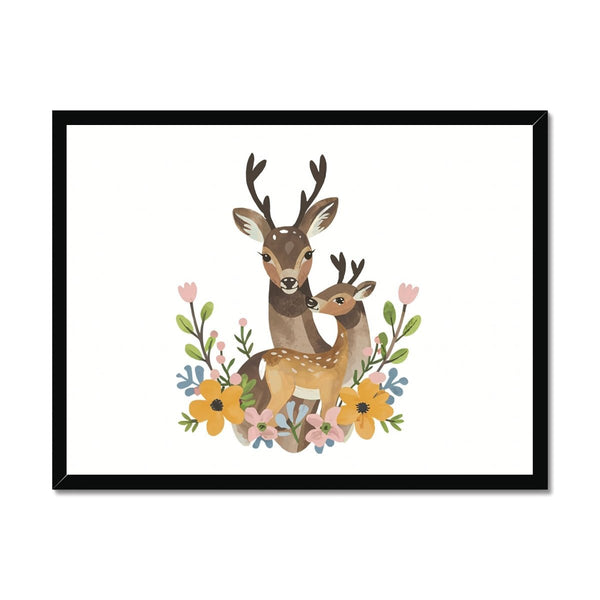 Enchanted Bonds - Deer 1 - Animal Poster Print by doingly