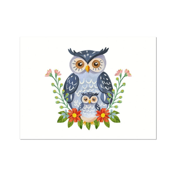 Enchanted Bonds - Owl 6 - Animal Poster Print by doingly