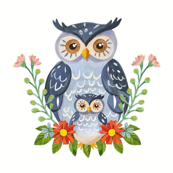 Enchanted Bonds - Owl 2 - Animal Poster Print by doingly