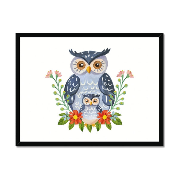 Enchanted Bonds - Owl 1 - Animal Poster Print by doingly