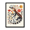 Folk Art Alligator 1 - Animal Classic Print by doingly