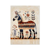 Folk Art Burro 7 - Animal Framed Print by doingly