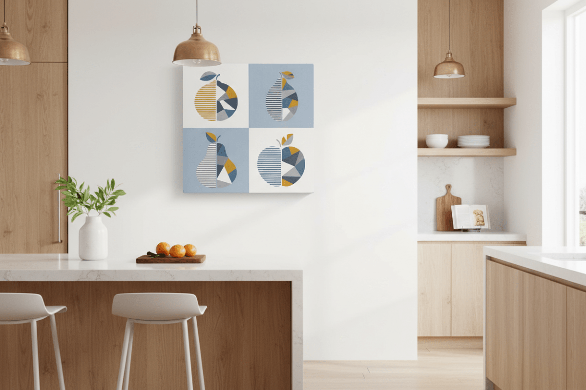 Geo Fruit 2 - Other Canvas Print by doingly