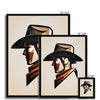 Geometric Cowboy 5 - New Framed Print by doingly