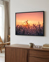 Grains of Dawn 3 - Farm Life Canvas Print by doingly
