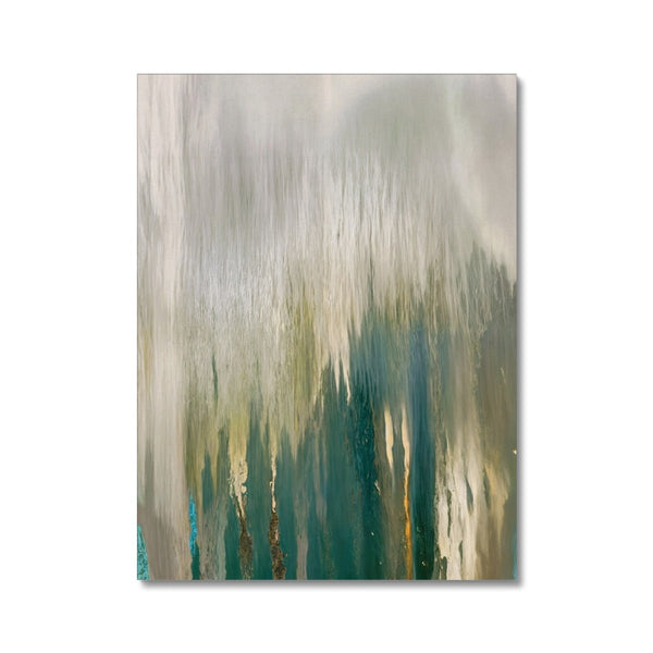 Green & Gold Pull 8 - Abstract Canvas Print by doingly