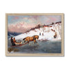 Horse and Sledge on the Ice 1 - New Fine art by doingly