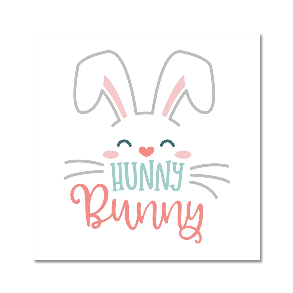 Hunny Bunny 2 - Animal Art Tile by doingly
