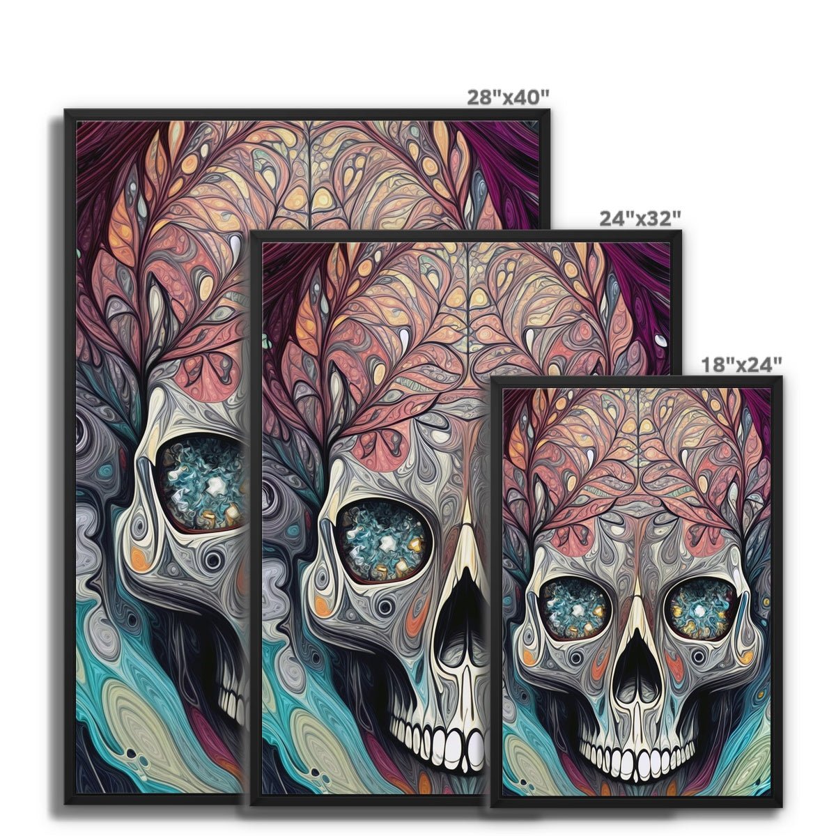 Ichede 9 - Macabre Canvas Print by doingly