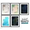 Ireland Map Prints 1 - Map Matte Print by doingly